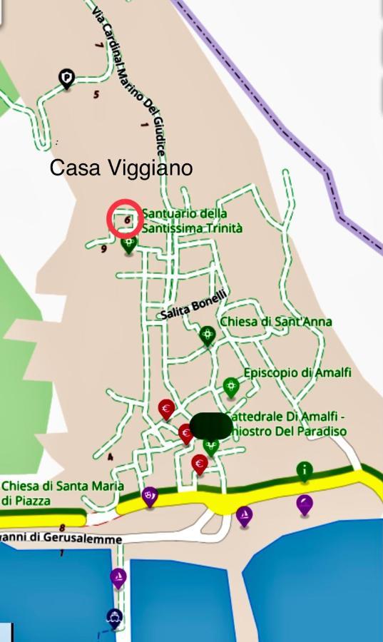 Casa Viggiano In The Heart Of Amalfi Lägenhet Exteriör bild